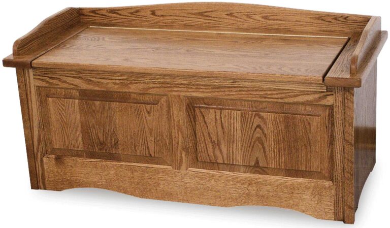 Amish Scallop Storage Bench