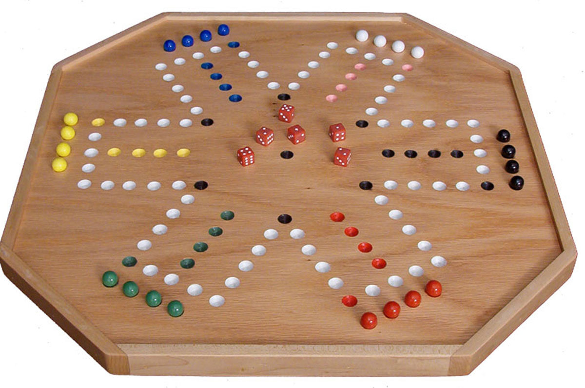 Custom Aggravation Game - Large - Six Player Side