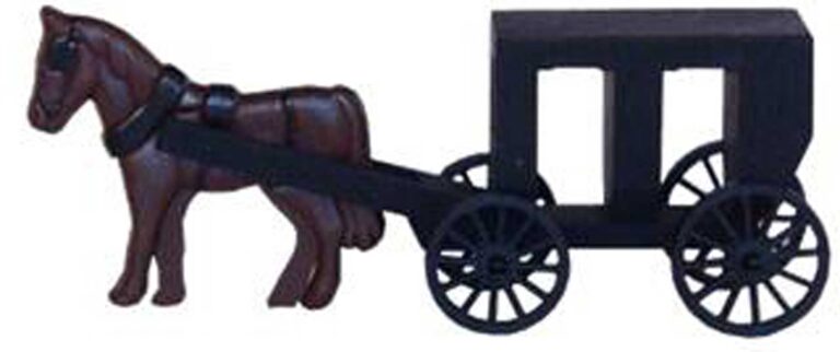 Indiana and Ohio Double Amish Buggy