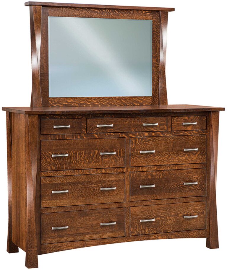 Lexington Style Quick Ship 9 Drawer Mule Dresser