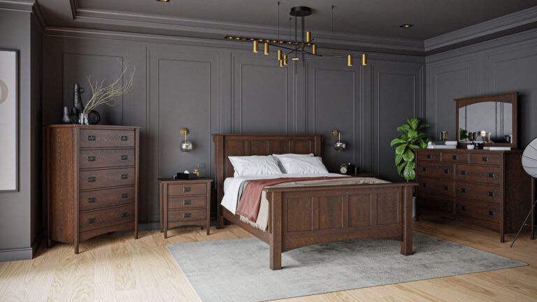 Amish Arts and Crafts Bedroom Set