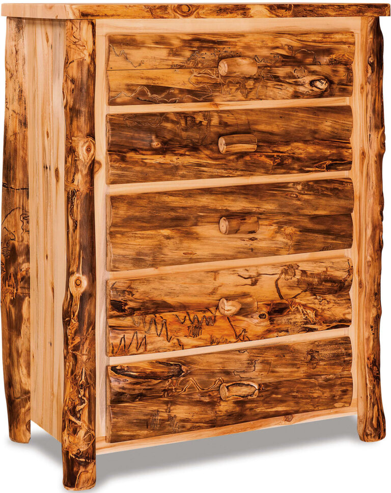 Amish Aspen Log Chest
