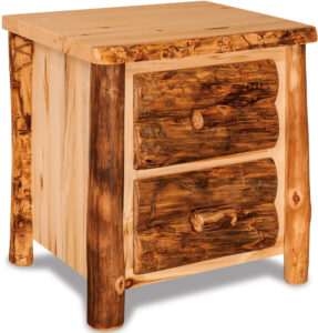 Aspen Small Log Nightstand