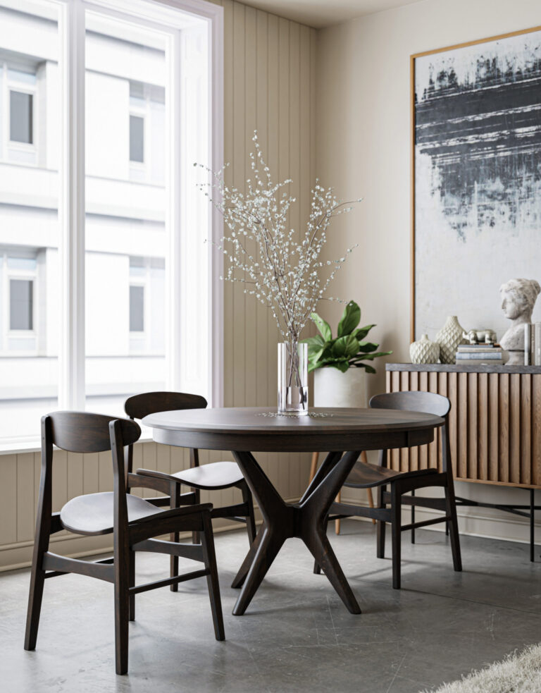 Amish West Newton Single Pedestal Setting