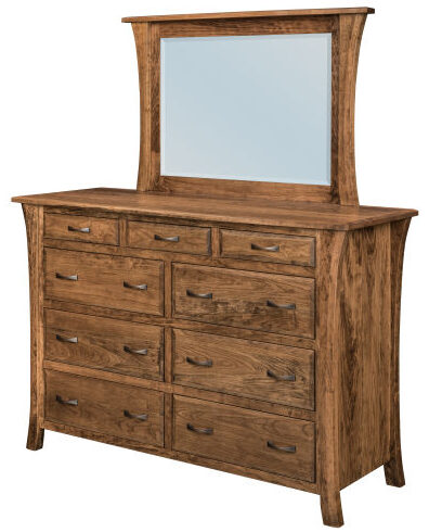 Amish Ensenada Mule Dresser and Mirror
