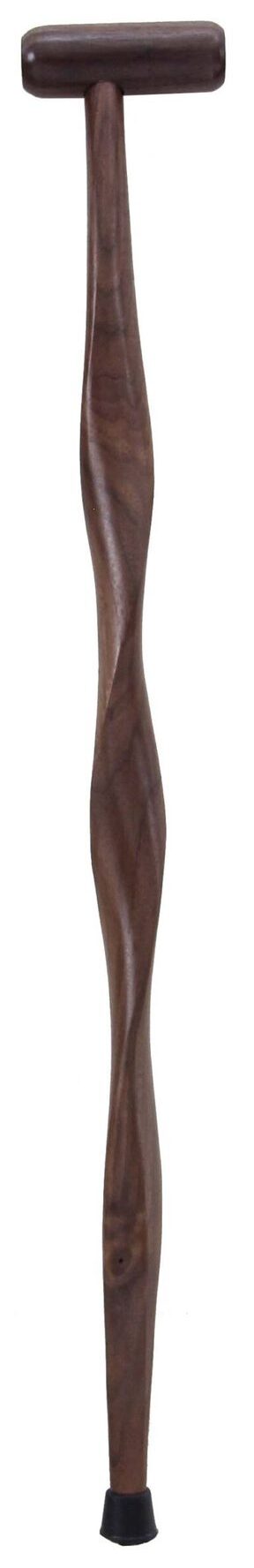 Amish Twisted Walnut Cane with Handle