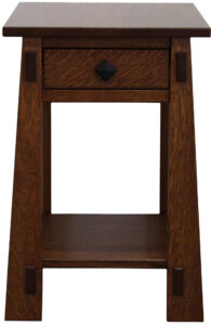 Small Antique Mission End Table