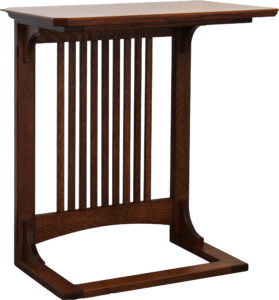 Wide Mission Slat Sofa Server