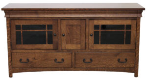 Rustic Elite Mission Wide TV Stand