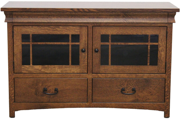 Amish Rustic Elite Mission Small TV Stand