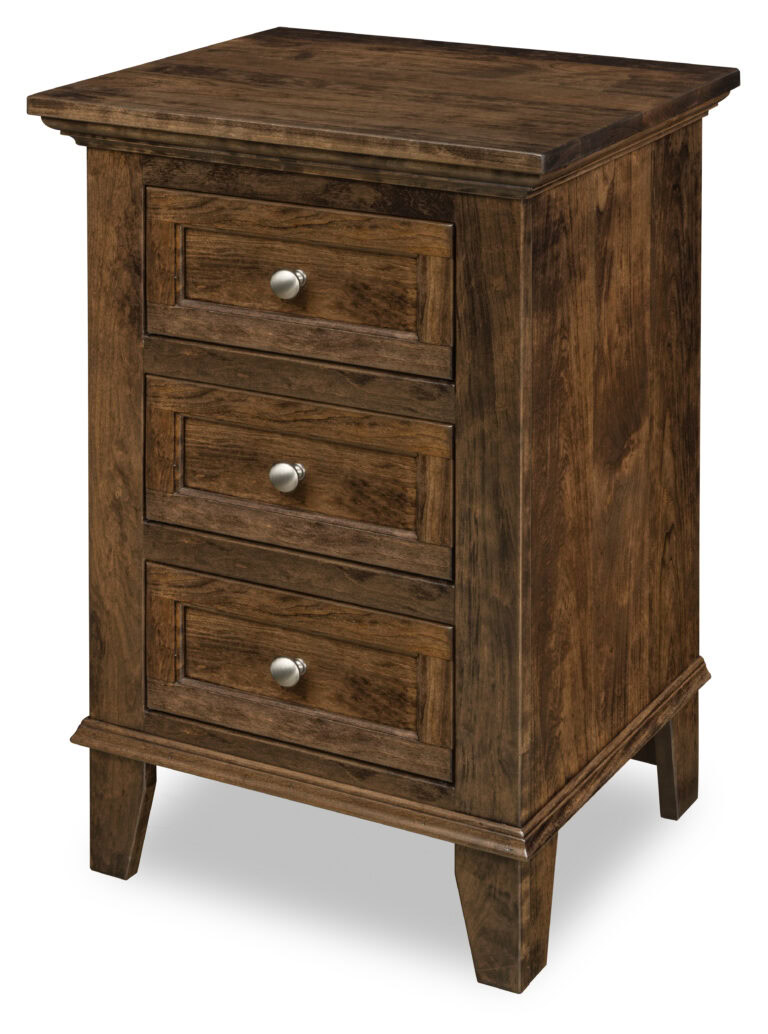 Custom Arlington Three Drawer Nightstand