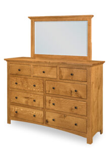 Canton Nine Drawer Dresser with Mirror
