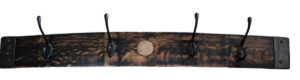 Reclaimed Barrel Coat Rack