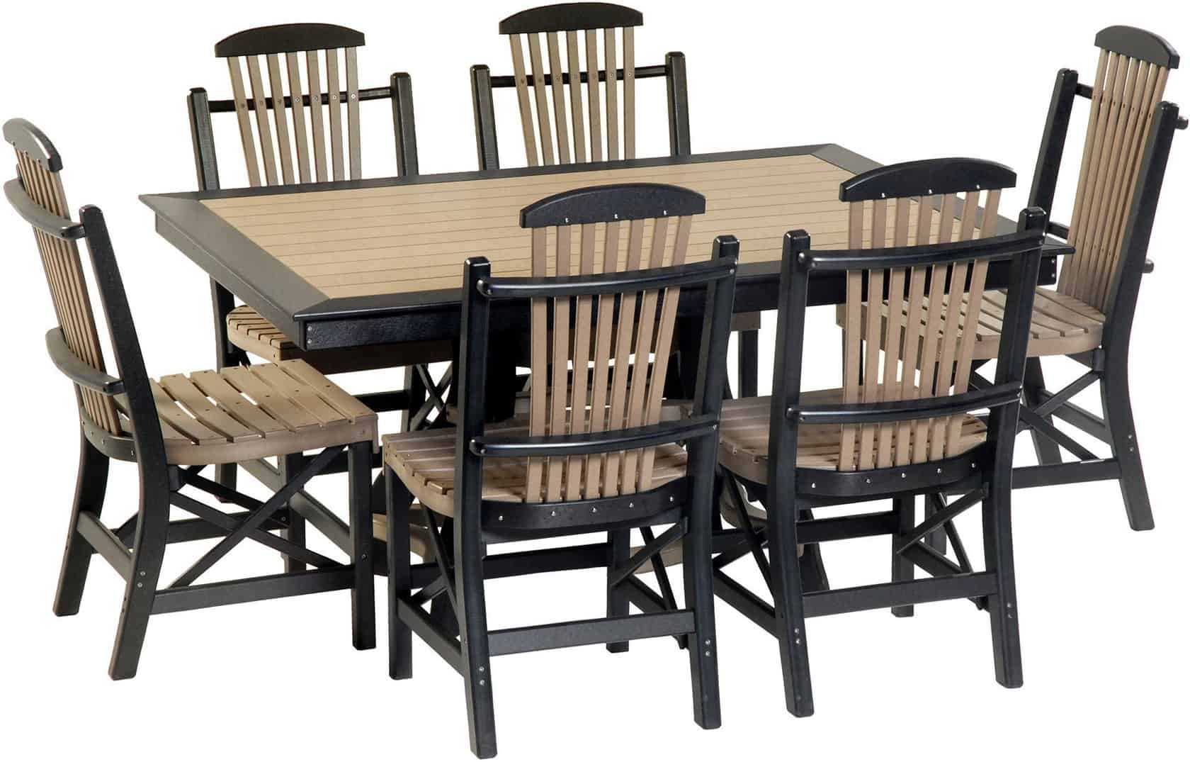 Outdoor Polyethylene Lumber Furniture