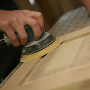 sanding amish furniture